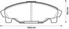 JURID 572409J Brake Pad Set, disc brake